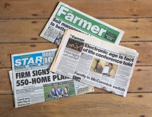 Clare Rowson Local Shropshire Press Coverage for Farming